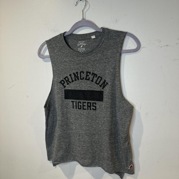 The Unbranded Brand Tops - Princeton Tigers Upcycled‎ gray tank top SMALL Preppy Indiesleaze